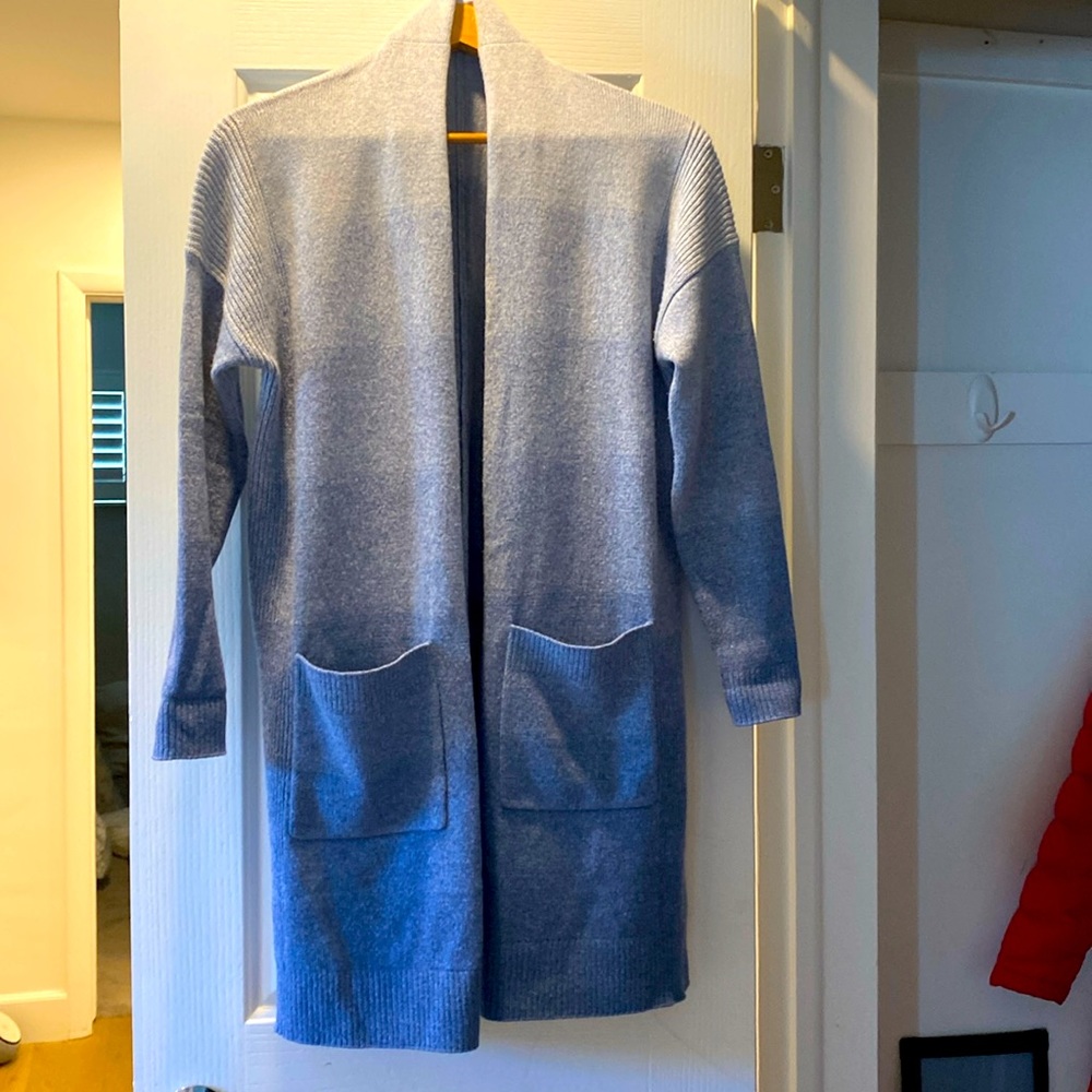 Athleta ombré wool cashmere wrap,xs